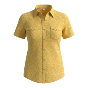 Wrangler Floral Short Sleeve Button Down